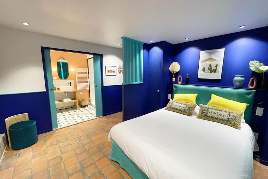 Chambre Majorelle - Rdc - Plage 50M - Rue Gratuite 圣马洛 外观 照片