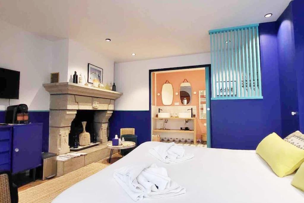Chambre Majorelle - Rdc - Plage 50M - Rue Gratuite 圣马洛 外观 照片